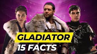 TOP 15 Dramatic Facts About Gladiator [upl. by Aikahs370]