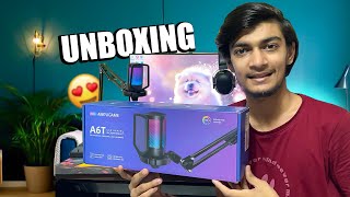 Best Gaming Condenser RGB Microphone  Fifine A6T🔥 [upl. by Jon]