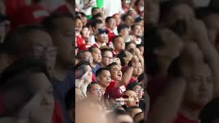 🔥🔥 fanatisme supporter timnas indonesia guncang dunia 🔥 [upl. by Hailey]