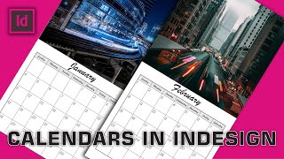 Design a Wall Calendar in InDesign in just 11 minutes [upl. by Adena]