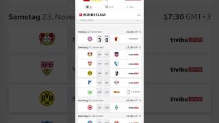 Sportwetten Spieltag 11 der Bundesliga [upl. by Asenaj]