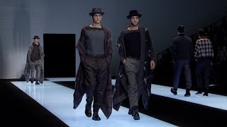 Giorgio Armani  2016 Fall Winter Menswear Collection [upl. by Idarb]