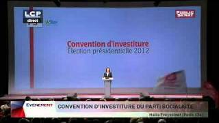 PS  Investiture de François Hollande [upl. by Ayotl707]