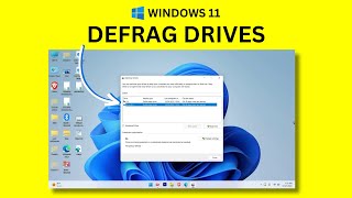 Hard Drive Defragmentation on Windows 11  Defrag Hard Disk [upl. by Arundel725]