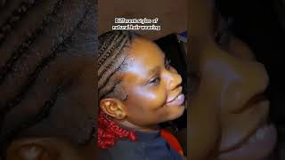 Beautiful styles on natural hair weaving youtube hairstyle weaving hairstylehorts [upl. by Danelle]