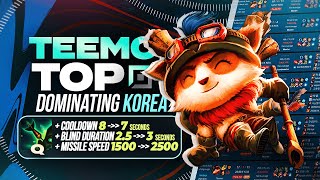 This Korean TEEMO Player is TAKING OVER SOLOQ RIOT MESSED UP [upl. by Limhaj]