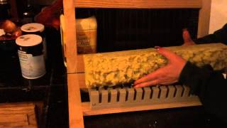 Cutting Cedarwood and Tea Tree Oil Hot Process Soap with Recipe [upl. by Woodson]