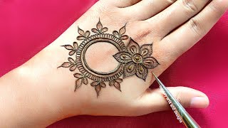 New stylish back hand mehndi design  Latest mehndi design mehndi ki design  mehndi design mehndi [upl. by Macleod]