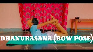 How to do Dhanurasana Bow Pose  Variation  Benefits  Precautions [upl. by Grote]