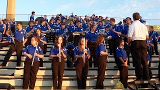 Mandeville High Skipper Band  Sept 19th 2014 [upl. by Yllaw]