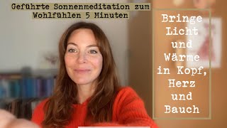 Geführte Meditation zum Wohlfühlen und Entspannen  5 Minuten  ☀️ [upl. by Eiliah957]