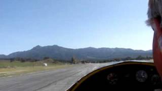 glider landing in Warner Springs CA USA [upl. by Merilyn]