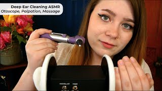 Deeply Cleaning Your Ears Inside amp Out Ear Palpation Otoscope Massage 💤 ASMR Soft Spoken RP [upl. by Kahlil]