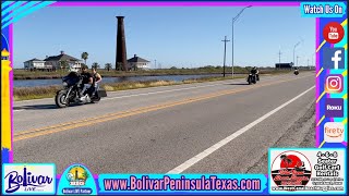 Lone Star Rally Weekend Galveston Weather On Bolivar And 27 Miles Of Beachfront [upl. by Eltsyek695]