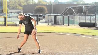 Softball Pitching Drills 34 drill  Amanda Scarborough [upl. by Aibsel]