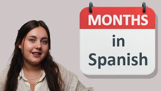 Learn Spanish Months in Just 3 Minutes 🗓️ [upl. by Ohnuj]