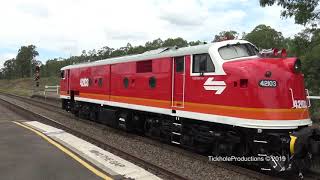 Australian Diesel Locomotive 42103  Railmotor Transfer  March 2019 [upl. by Nabi]