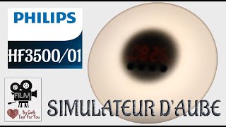 Philips Eveil Lumière HF350001 – Démonstration dun réveil simulateur daube By Cath Test For You [upl. by Enivid]