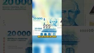 BILLLETE de 20000 está circulación ARGENTINA [upl. by Kain]