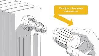 Installatie handleiding slimme radiatorkraan io NL [upl. by Neu]