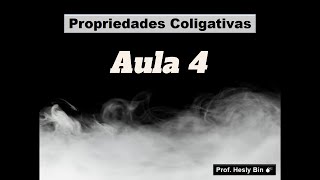 Propriedades Coligativas  Aula 4 Lei de Raoult [upl. by Onabru493]