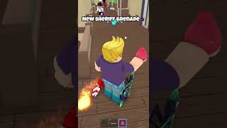 NEW MM2 SHERIFF GRENADE BOMB💣💥 mm2 roblox robloxshorts shorts [upl. by Nahtnaoj]