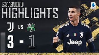 Juventus 31 Sassuolo  Ramsey amp Ronaldo Secure win with Late Goals  EXTENDED Highlights [upl. by Aiuqal963]