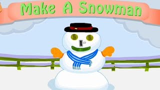 Starfalls ABCs  starfallcom  Make A Snowman  Cartoon Art Making  Coloring amp painting making [upl. by Guerra]