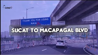 SUCAT to MACAPAGAL BLVD via SKYWAYNAIAX [upl. by Eraste]