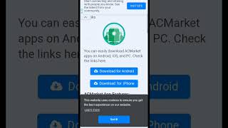 How to download Ac market Application [upl. by Ymmak]