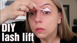 JE EIGEN WIMPERS LIFTEN met een DIY lash lift kit van Iconsign  REVIEW  Eerste ervaring [upl. by Noseyt]