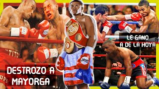 El Boxeador que se LEVANTABA de la LONA para GANAR quito invicto a de la Hoya  Felix TITO Trinidad [upl. by Stinky]