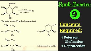 Peterson Olefination reaction mechanismHydrogenolysis reactionDeprotectionRank Booster chemistry [upl. by Lednor709]