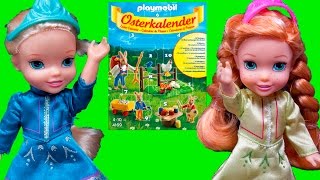 Elsa and Anna toddlers Easter advent calendar Frozen adventures and episodes [upl. by Barn]