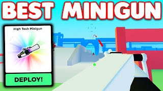 BUYING THE BEST MINIGUN 8999999  Roblox BIG Paintball [upl. by Nagy]