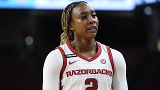 Razorbacks Samara Spencer Tahlia Scott after opening night win [upl. by Ifar18]