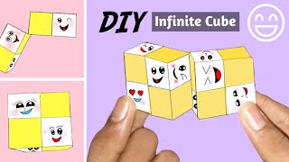 How To Make A Infinite Cube  Easy Tutorial For Beginners  Diy  Fidget Toy [upl. by Ellennoj471]