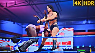 THE GREAT AMERICAN BASH  Chyna vs Jacqueline  Ultra Realistic HDR Graphics  4K HDR [upl. by Dao651]