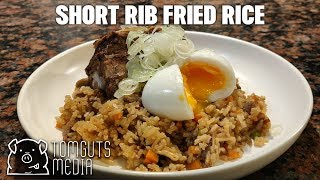 SUPER EASY FRIED RICE RECIPE Short Rib Fried Rice Tomguts Media [upl. by Jolee40]