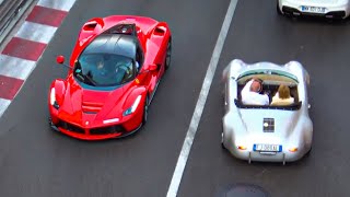 Invasion of MillionDollar Cars at Top Marques Mónaco 2024 SF90 XX LaFerrari Aventador SVJ [upl. by Georgina89]