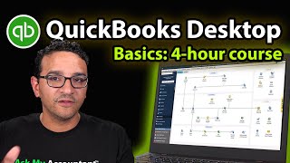 Introduction to QuickBooks Desktop  4hr Full Tutorial [upl. by Hepsibah]