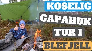 Friluftsliv 2018  Koselig gapahuk tur til Blefjell [upl. by Weisbart]