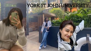 First time in UNI York st John University🏫 Elizabeth line🇬🇧 [upl. by Adamsun]