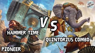 Boros Hammer Time VS Quintorius Combo MTG Pioneer [upl. by Abdel]