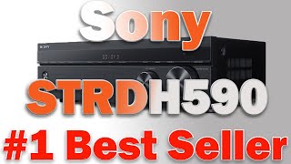 Sony STRDH590 52 Channel Surround Sound Home Theater Receiver [upl. by Anemaj124]