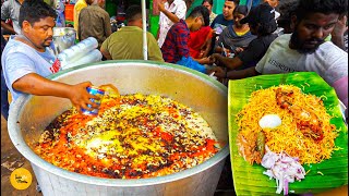 Gundu Bhai Hyderabadi Chicken Dum Biryani Daily 500 Kg Biryani Making Rs 140 Only l Madurai Food [upl. by Rdnaskela]