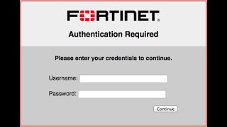 How to configure Fortigate Captive Portals Firewall Authentication Portal [upl. by Accalia373]