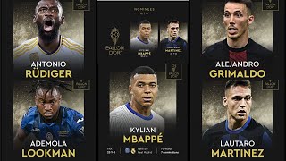 Ballon Dor 2024 Nominees Announced  Performance Of The Nominees In The Year Under Review  66 [upl. by Matty]