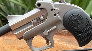 THE LEGENDARY DERRINGER  BOND ARMS ROUGHNECK 357 MAGNUM REVIEW [upl. by Naej]