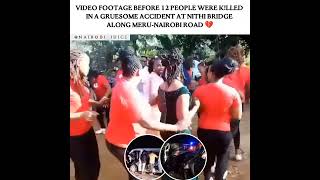 Footage before 12 people were kll€d in an accident at Nithi Bridge 💔 [upl. by Osrock960]